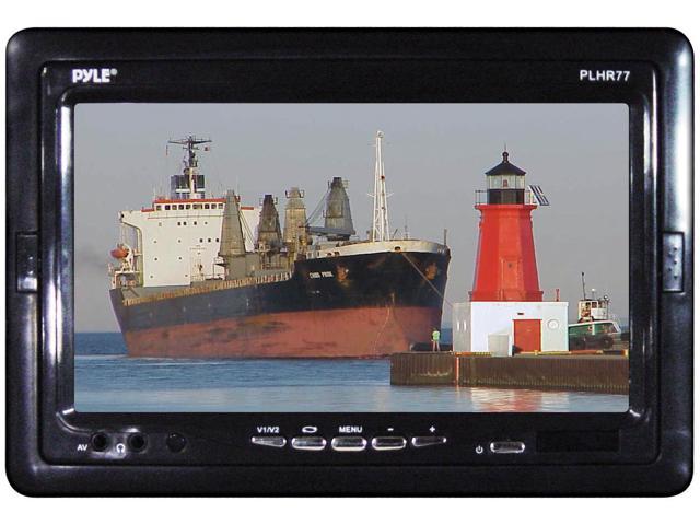 Pyle 7-Inch Wide Screen LCD Video Monitor with Headrest Shroud & Stand