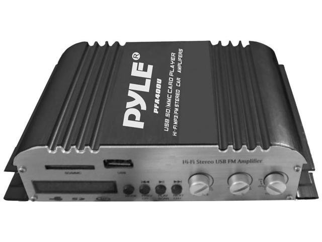 Pyle PFA400U 100W Class-T Hi-Fi Audio Amplifier with USB & SD Readers