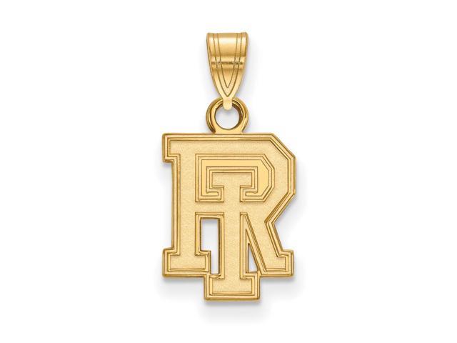 NCAA 14k Gold Plated Silver U. of Rhode Island Small Pendant - Newegg.com