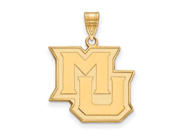 NCAA 14k Yellow Gold Marquette U Large Pendant - Newegg.com