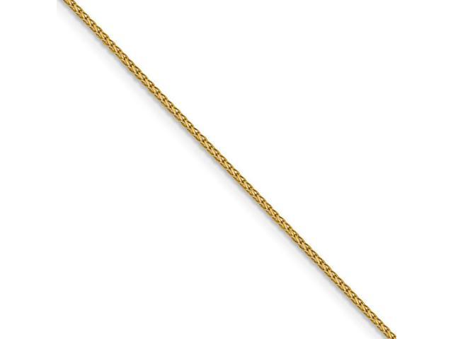 1mm 14k Yellow Gold Diamond Cut Open 