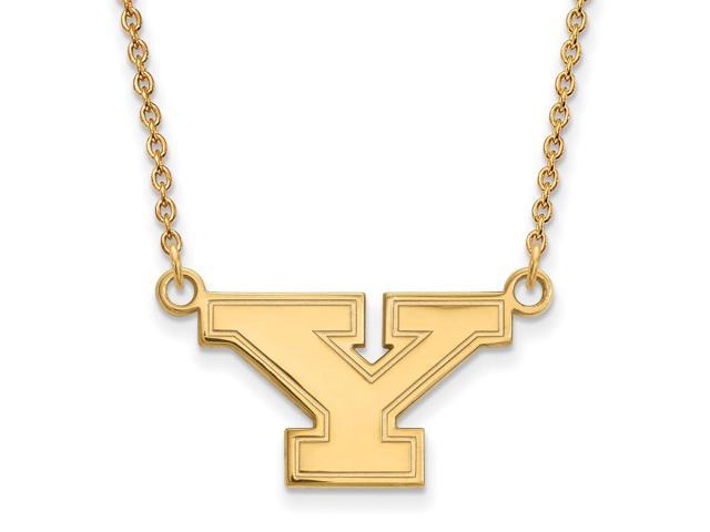 NCAA 14k Yellow Gold Youngstown State Small Pendant Necklace