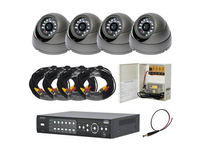 4CH DVR Package - H264 High Quality DVR and 4 of 620TVL Ultra High ...