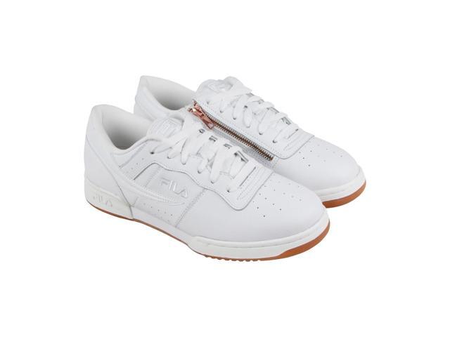 Fila Original Fitness Zipper Mens White Casual Low Top Sneakers Shoes Fila Original Fitness Zipper Mens White Casual Low Top Sneakers Shoes