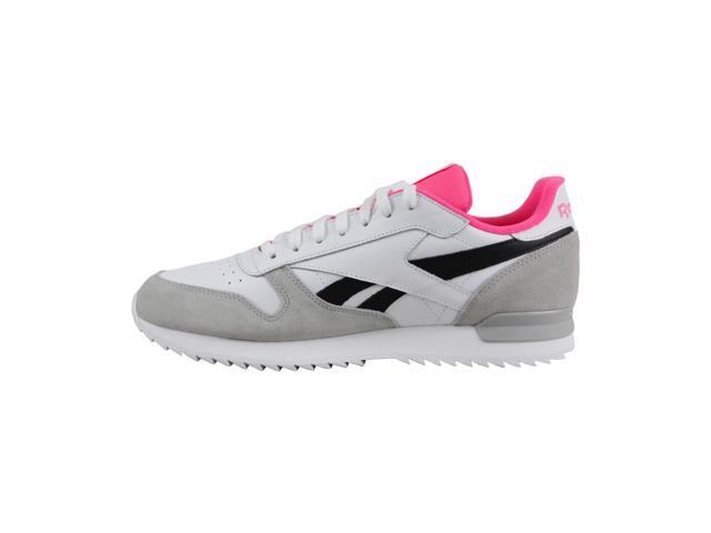 Reebok Classic Leather Ripple Clip White Skull Grey Solar Reebok Classic Leather Ripple Herren Schuhe White Solar