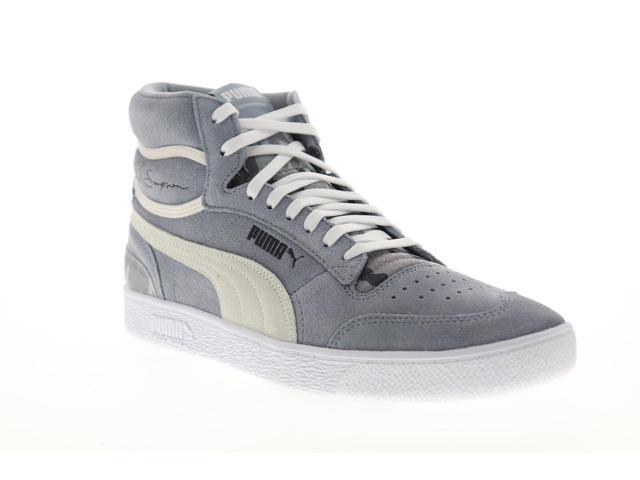 puma suede high tops black