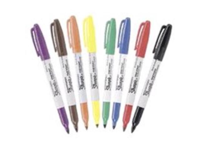 Sharpie Permanent Marker Pens Fine Point 8/Colors