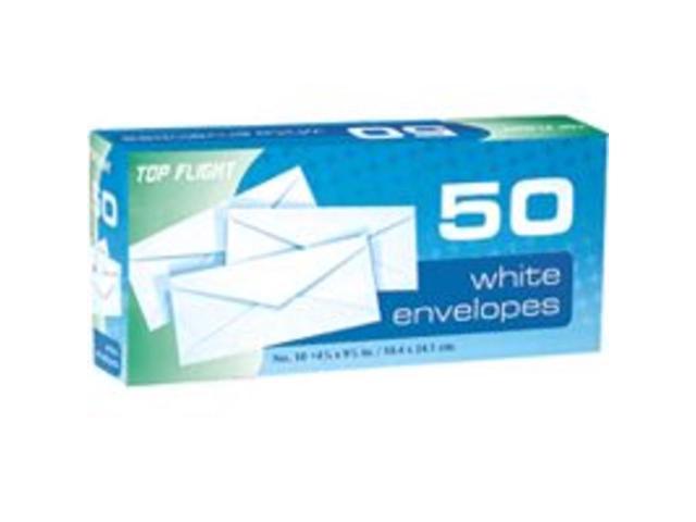 Size 10 Plain Envelopes TOP FLIGHT Office Supplies 1849