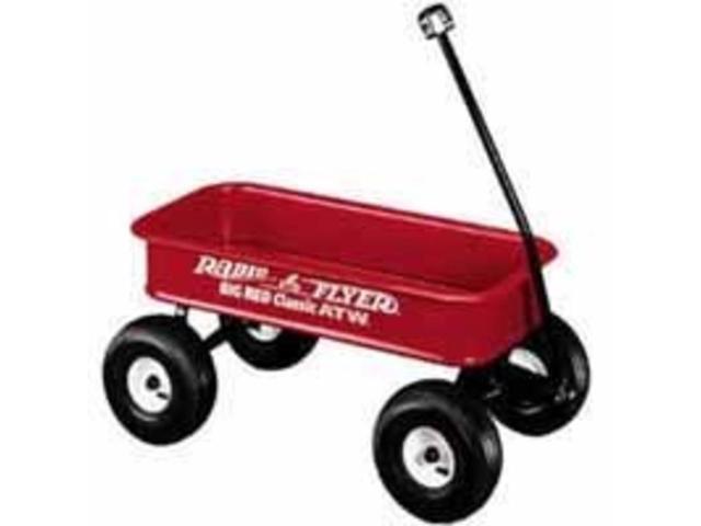 big red atw radio flyer wagon