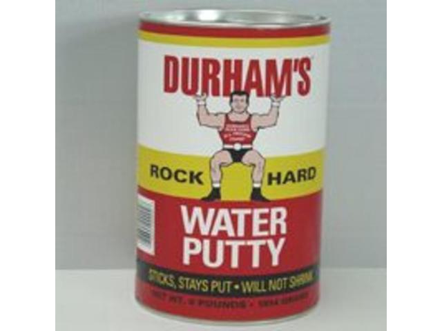 4Lb Powdered Water Putty DONALD DURHAM CO Wood Filler 4 White Can You Screw Into Durham's Water Putty