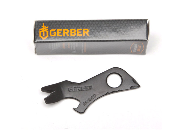Gerber G1769 Shard Keychain Tool 2 3/4" Overall Black Stainless Titanium Nit