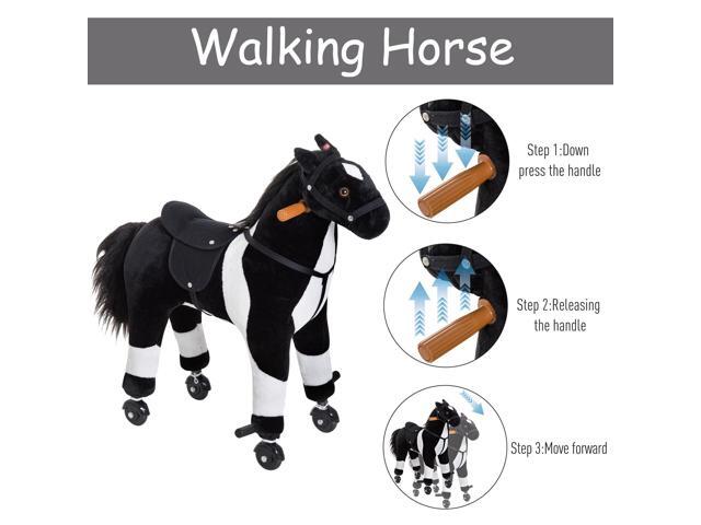 qaba plush walking horse