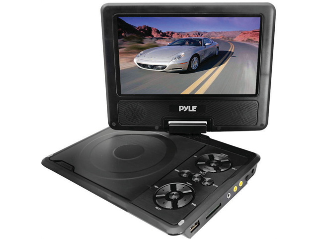 NEW PYLE PDH9 PORTABLE 9" TFT LCD DVD PLAYER WITH REMOTE