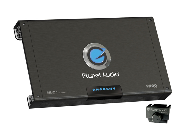 2 Pack Planet Audio AC2400.4 2400 Watt Class A/B Car Amplifier with Remote 