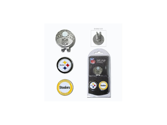 Photo 1 of Team Golf Pittsburgh Steelers Golf Ball Marker Hat Clip