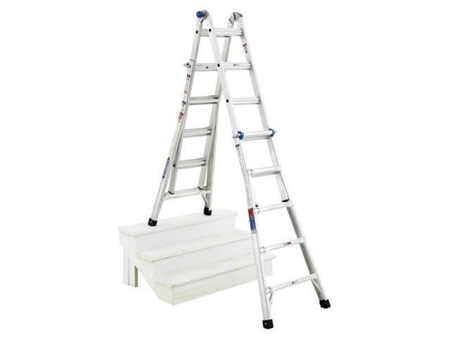 WERNER MT-22 Multipurpose Ladder,22 ft.,Aluminum - Newegg.com