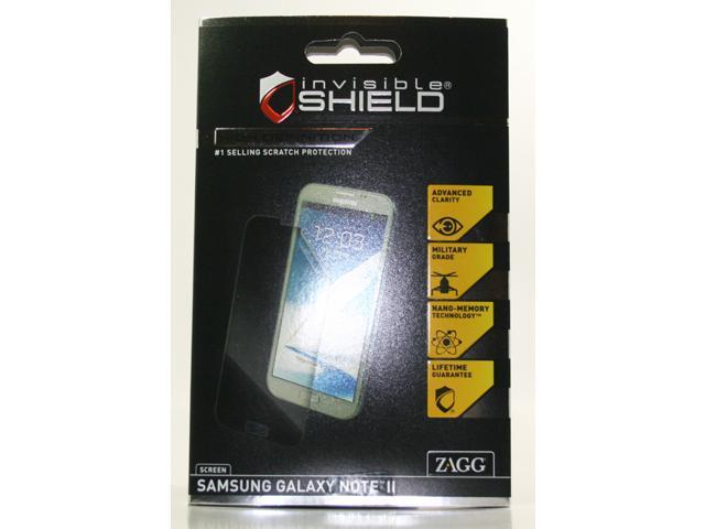 Zagg InvisibleShield Screen Protector HD HIGH DEFINITION for Samsung Galaxy Note 2 II HDSAMGALNOTTWOS UPC 843404089901