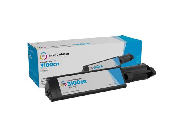 LD © Compatible Toner to replace Dell 310-5731 (K5364) High Yield Cyan Toner Cartridge for your Dell 3100cn Color Laser Printer
