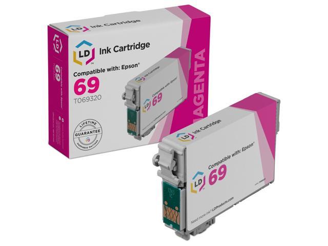 LD © Remanufactured Replacement for Epson T069320 (T0693) Magenta Ink Cartridge for use in Epson Stylus and Workforce Printers