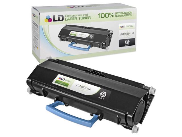 LD © Remanufactured Replacement for Lexmark E250A11A Black Laser Toner Cartridge for use in Lexmark E250, E250d, E250dn, E350, E350d, E350dn, E352, and E352dn Printers