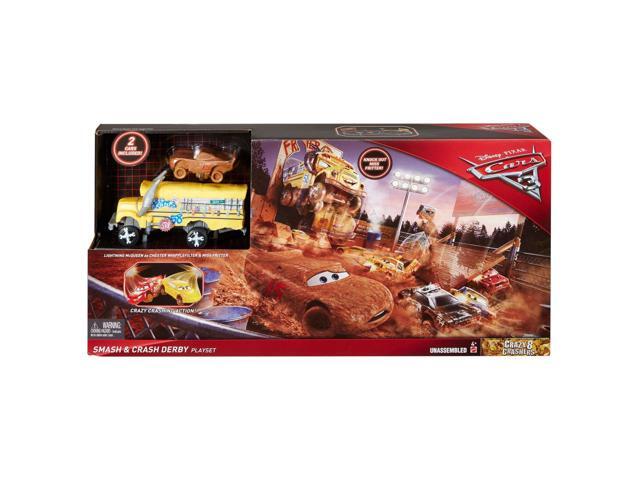 cars 3 smash and crash derby playset inc vehicle