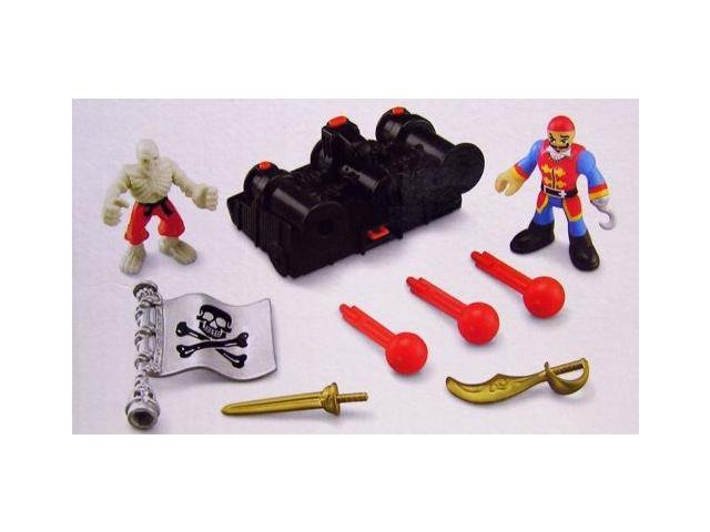 imaginext black and red pirate ship