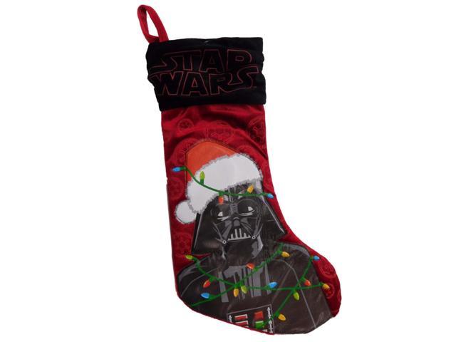 Red Star Wars Darth Vader Christmas Stocking Holiday Decor