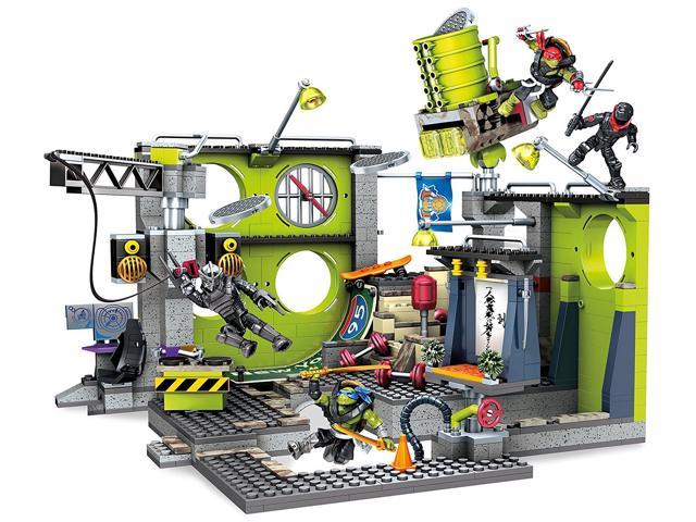 mega bloks teenage mutant ninja turtles out of the shadows lair hideout