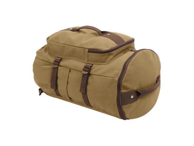 canvas duffle bag backpack