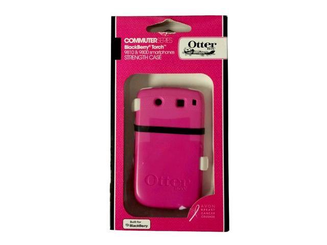 Otterbox RBB4-9810S-44-E4AVN Commuter Series Hybrid Case for BlackBerry 9800 Torch - 1 Pack - Retail Packaging - Pink/White