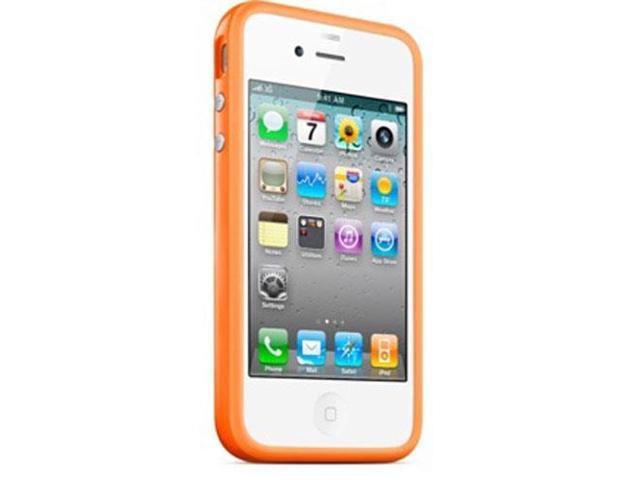 Original Apple 4/4s Bumper Case (Orange) - Newegg.com