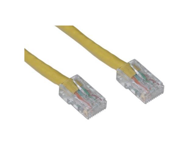 Snagless/Molded Boot QualConnectTM Cat5e Red Ethernet Crossover Cable 5 ft 