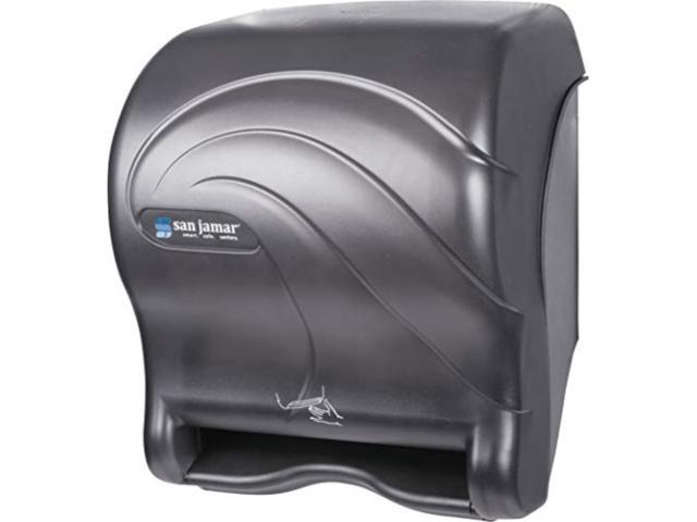 San Jamar - SAN T8490TBK - Oceans Smart Essence Electronic Towel Dispenser,  14.4hx11.8wx9.1d, Black, Plastic