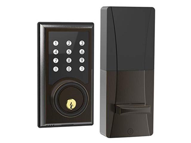 TURBOLOCK TL-201 Electronic Keypad Deadbolt Keyless Entry Door Lock w