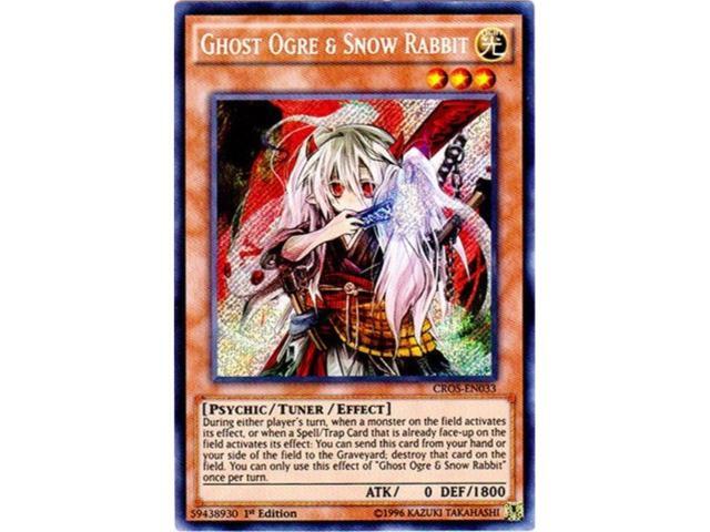 Yu Gi Oh Ghost Ogre And Snow Rabbit Cros En033 Crossed Souls 1st Edition Secret Rare Newegg Com