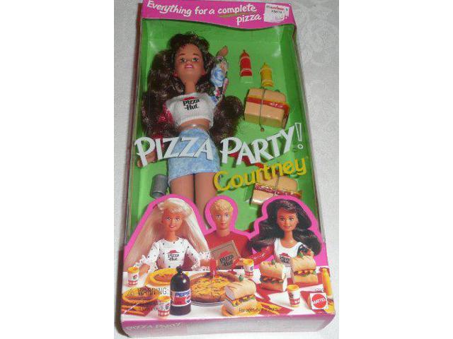 Huiskamer Defecte Verwaarlozing Barbie - Pizza Party COURTNEY Doll - Pizza Hut 1994 Mattel - Newegg.com