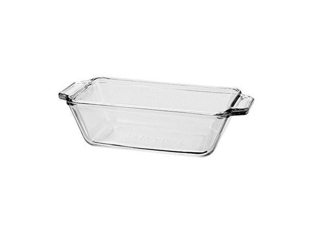 Photo 1 of 3pc- Anchor Hocking 1.5 Quart Glass Loaf Pan, Clear