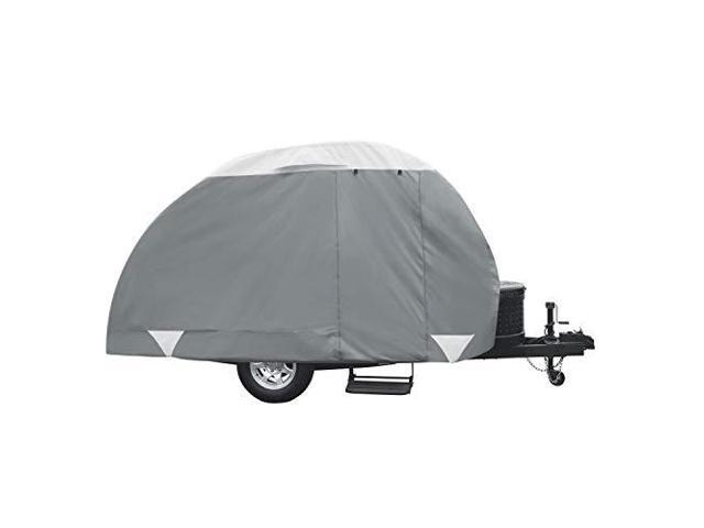 Photo 1 of Classic Accessories Over Drive PolyPRO3 Deluxe Teardrop Trailer Cover, Fits up to 8 Trailers (80-296-143101-RT)