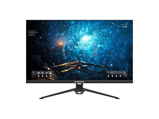 Sceptre IPS 27" Gaming 165Hz 144Hz HDMI DisplayPort FHD LED Monitor, AMD FreeSync FPS RTS Build-in Speakers Machine Black 2020 (E275B-FPT168)