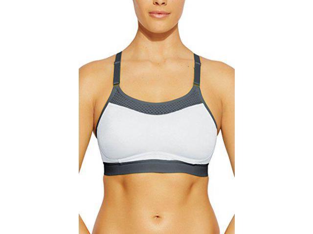 Photo 1 of Champion Womens The Show Off Sports Bra, Black Grey, X-Large