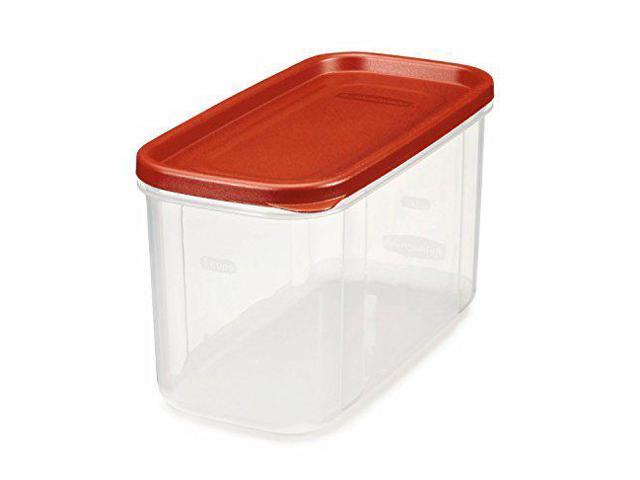 Rubbermaid 1776471 Racer Red 10 Cup Dry Food Plastic Storage