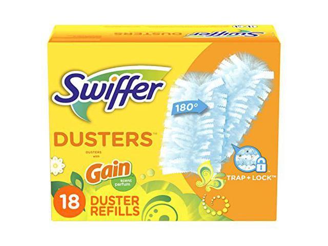 Photo 1 of **BOX DAMAGED, PRODUCT IS UNUSED***
Swiffer 180 Dusters, ceiling Fan Duster, Multi Surface Refills with gain Scent, 18 count