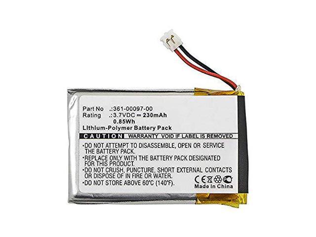 Batteria per garmin 361-00097-00 255mAh/0.97Wh 3.8V