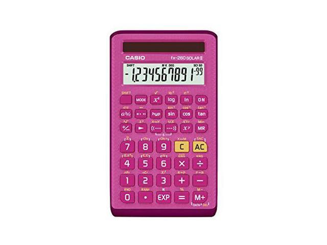 Casio Fx 260 Solar Scientific Calculator Pink Newegg Com