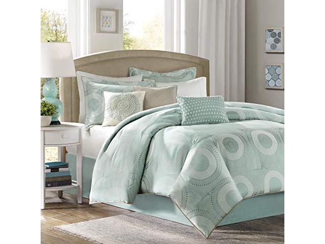 Madison Park MP10-349 Baxter Comforter Set, King, Blue - Newegg.com