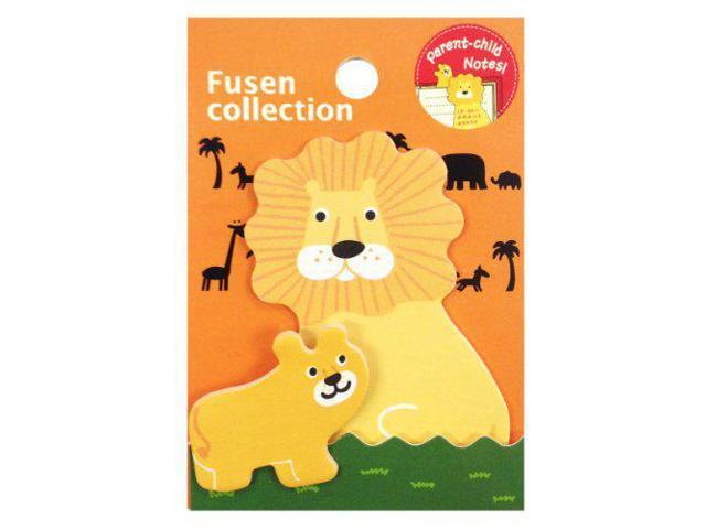 Wrapables Lion Parent and Child Bookmark Memo Sticky Notes