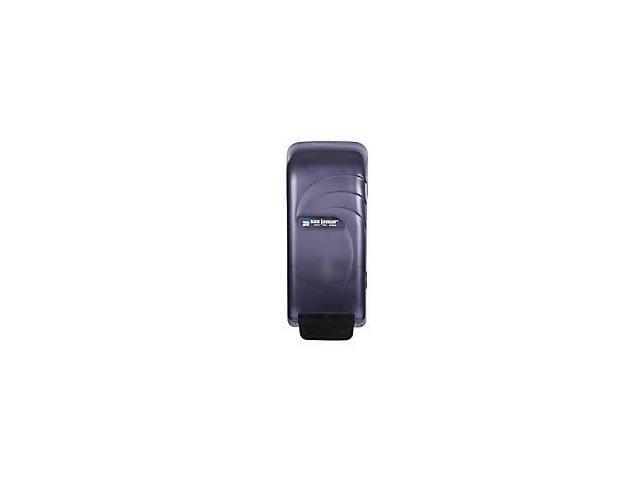 San Jamar S890TBK Oceans Universal Liquid Soap Dispenser, 4 1/2 x 4 3/8 x 10 1/2, 800mL, Black