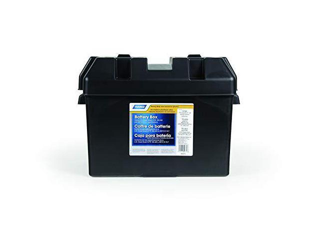 Camco Large Battery Box with Straps and Hardware - Group 27 30 31 S
