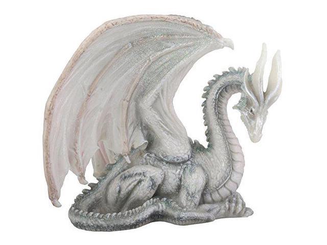 SUMMIT COLLECTION Wise Old White Dragon Collectible Serpent Drake ...