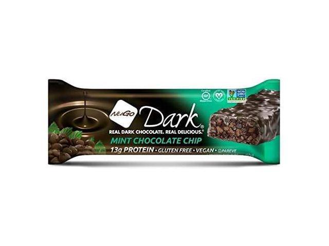 Photo 1 of EXP 04/18/2025 NUGO, Bar Box Dark Mint Chocolate Chip 12 Count, 1.76 Ounce